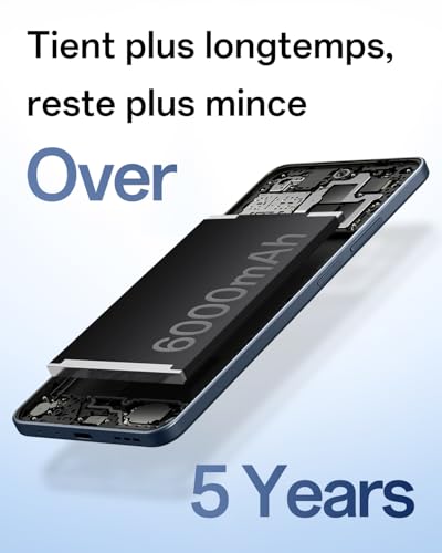 OPPO A5x 4G 4Go RAM + 128Go ROM, Smartphone débloqué avec IA, écran 6,67 Pouces 90 Hz, Appareil Photo 32 Mpx avec autofocus, Batterie 6000 mAh, IP65, Midnight Blue (Chargeur SUPERVOOC 45 W Inclus) – Image 5