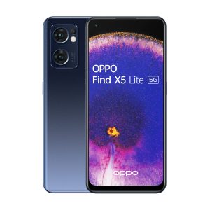 OPPO Find X5 Lite – Smartphone 5G, 8 Go RAM + 256 Go, 6.43'' AMOLED FHD+ 90Hz, 64 MP + 8 MP + 2MP, 4500 mAh Charge Rapide 65W, 0 à 100% en 34 Mins, Noir [version FR] (Reconditionné)