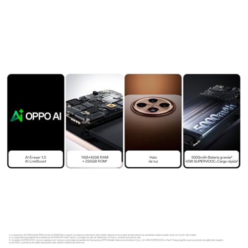 OPPO Reno 12F 4G, Smartphone Android, 8 Go RAM + 256 Go, Déverrouillé, Amber Orange – Image 5