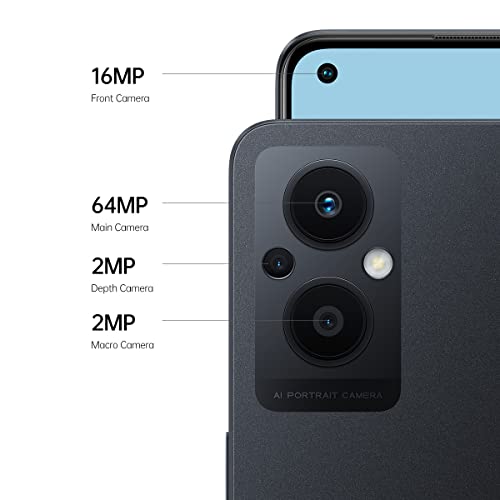 OPPO Reno 8 Lite - Smartphone 5G - 8 Go RAM + 128 Go - Triple Capteur Photo 64 MP, Frontal 32 MP - Écran AMOLED 60 Hz 6,43” - Batterie 4500 mAh + Charge Rapide 33W - Noir Cosmique (Reconditionné) – Image 4