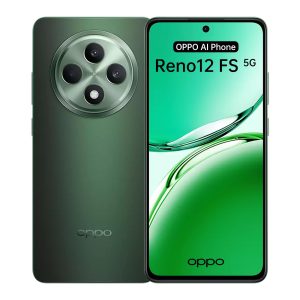 OPPO Reno12 FS 5G 12+512Go, IA Smartphone Android Débloqué, Téléphone Portable, Écran 120Hz 6,67" OLED, Dimensity 6300, Caméra AI 50+8+2MP, SUPERVOOC 45W, Batterie 5000mAh, Résistance IP64, NFC, Vert