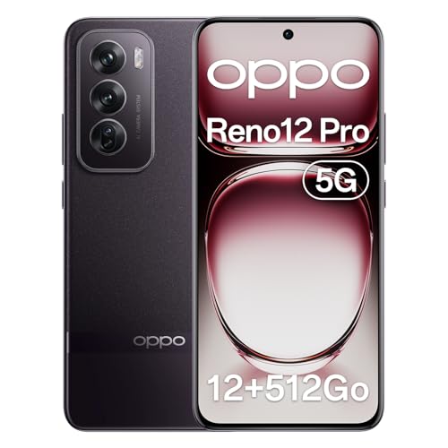 OPPO Reno12 Pro 5G 12+512Go, IA Smartphone Android Débloqué, Téléphone Portable, SUPERVOOC 80W, Batterie 5000mAh, Double Caméra AI 50MP, 120Hz 6.7” AMOLED, Dimensity 7300, Double SIM, NFC, Marron – Image 2