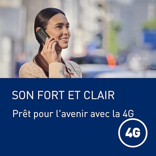 Panasonic KX-TF400EXB Téléphone à Touches 4G Facile à Utiliser, Volte, autonomie fiable Jusqu’à 200 Heures en Mode Veille, Charge USB-C, écran de 2,4 Pouces, Bluetooth, résistance à l’Eau IP44, Noir – Image 5