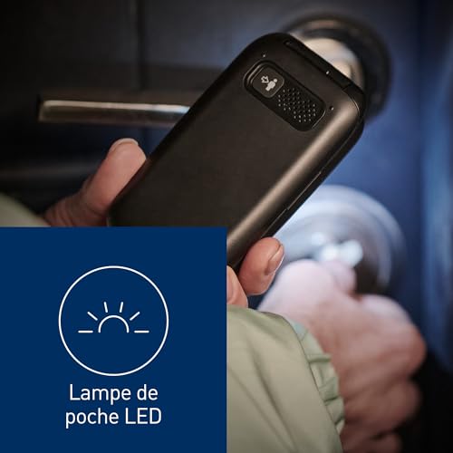 Panasonic KX-TU550EXR Flip Phone, 4G, 1.2MP Camera, with Large 2.8" Screen, 300 Hours Standby Time, Red – Image 7