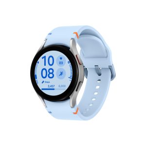 SAMSUNG Montre connectée Galaxy Watch FE 40 mm Bluetooth Argent avec Bracelet Bleu