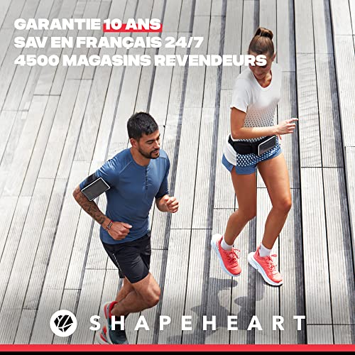 SHAPEHEART innovation française, Brassard telephone sport universel pour running, course à pied, rando... Brassard pour smartphone avec pochette magnétique détachable imperméable – Image 7