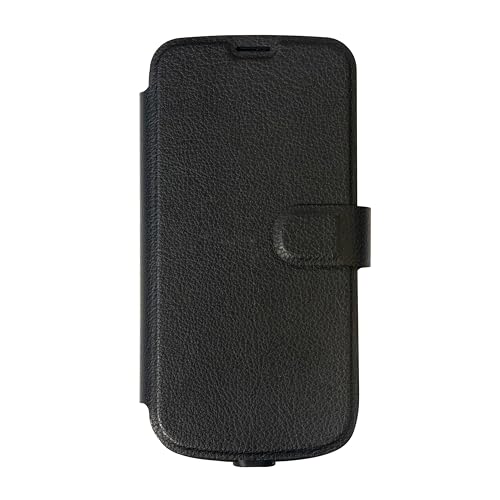 SWISSVOICE - S510-M Wallet Case - Coque De Protection Smartphone - Format Portefeuille avec Porte-Cartes De Crédit - Fermeture Magnétique - pour Smartphone pour Sénior S510-M - Noir – Image 2
