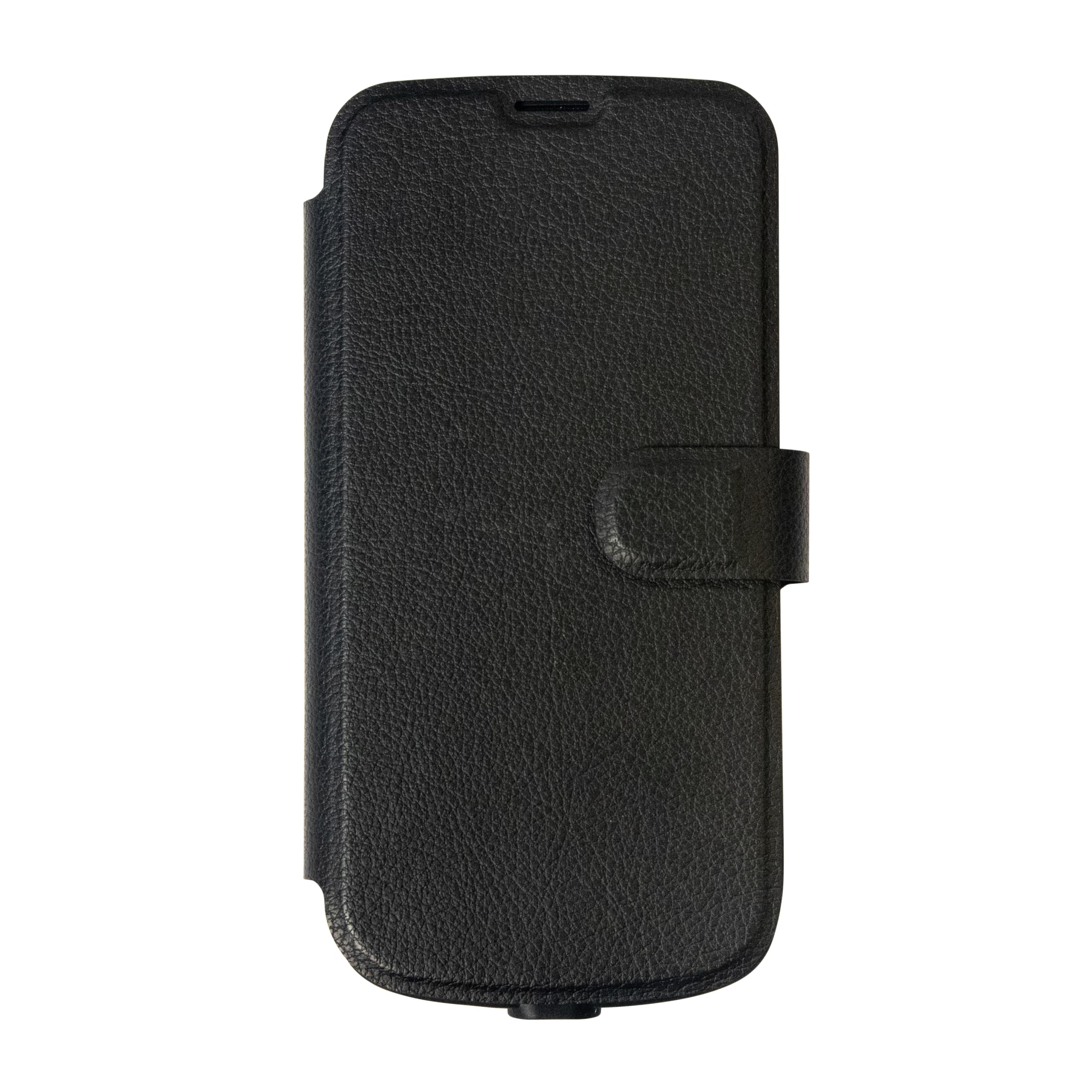 SWISSVOICE - S510-M Wallet Case - Coque De Protection Smartphone - Format Portefeuille avec Porte-Cartes De Crédit - Fermeture Magnétique - pour Smartphone pour Sénior S510-M - Noir