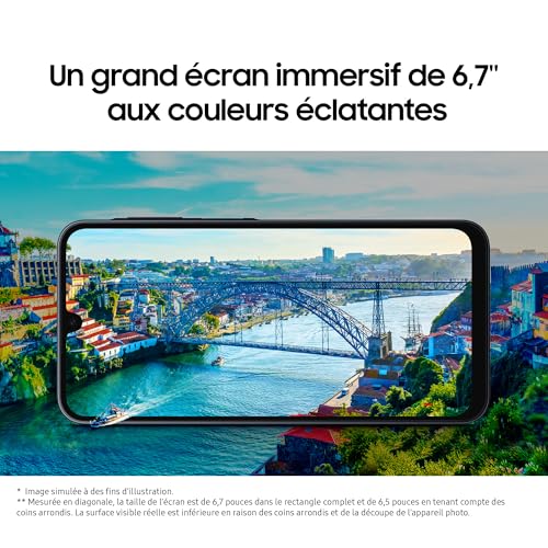Samsung Galaxy A16 128 Go, Smartphone Android Déverrouillé, Écran 6,7", Batterie 5000 mAh, Gris, Version FR – Image 6
