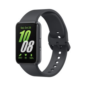 Samsung Galaxy Fit3 - Montre connectée avec écran AMOLED de 40 mm, corps en aluminium, suivi complet de l’activité physique et de la santé, batterie jusqu’à 13 jours, charge rapide, 5 ATM, gris