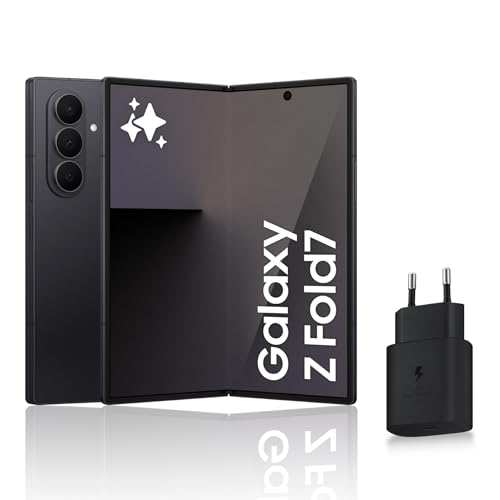 Samsung Galaxy Z Fold7, Smartphone Android 5G avec Galaxy AI, 1 to, Chargeur Secteur Rapide 25W Inclus, Smartphone déverrouillé, Noir Absolu, Version FR – Image 2