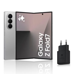 Samsung Galaxy Z Fold7, Smartphone Android 5G avec Galaxy AI, 512 Go, Chargeur Secteur Rapide 25W Inclus, Smartphone déverrouillé, Gris, Version FR