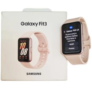 Samsung Smartwatch Galaxy Fit3 Bluetooth 1.6" AMOLED + Rastreo Multideporte + Batería Larga Duración