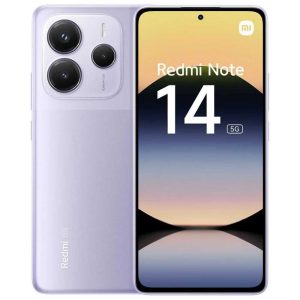Smartphone Xiaomi Redmi Note 14 5G,8+256GB,violet,système de caméra IA 108MP,batterie 5110mAh,écran de soins oculIAres 120Hz,fonctionnalités IA (chargeur non inclus,Version Française+2Ans de Garantie)