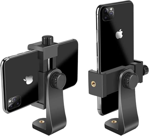 Support téléphone Universel pour trépied – Rotation à 360°, Filetage 1/4", Compatible avec Smartphones 5,8–10,5 cm (iPhone, Samsung, Huawei) – Image 2