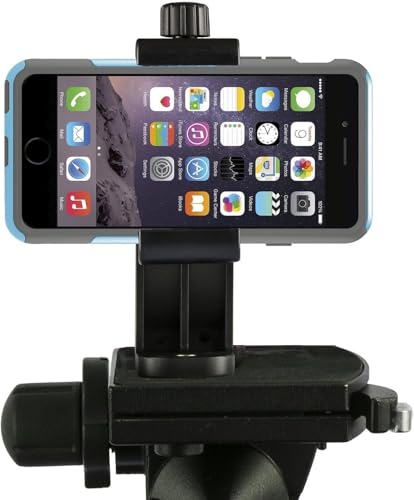 Support téléphone Universel pour trépied – Rotation à 360°, Filetage 1/4", Compatible avec Smartphones 5,8–10,5 cm (iPhone, Samsung, Huawei) – Image 6