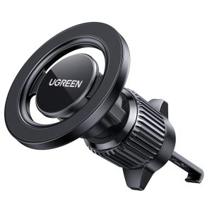 UGREEN Support Téléphone Voiture Magnétique pour MagSafe Porte Smartphone Voiture Aimanté Compatible avec iPhone 17 Pro Max Air 16 15 14 13 12 Galaxy S25 S24 Pixel 10 9 8 (Noir)