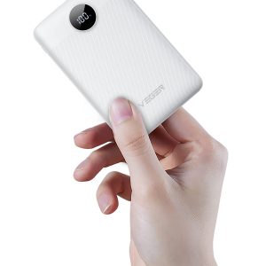 VEGER Batterie Externe 10000mAh, Mince et Légère en Mini Taille Power Bank USB C, Chargeurs Portable 5V 3A avec l'Affichage LED pour iPhone 14,12,11, Samsung S22 S21 S20 Veste Chauffante ect