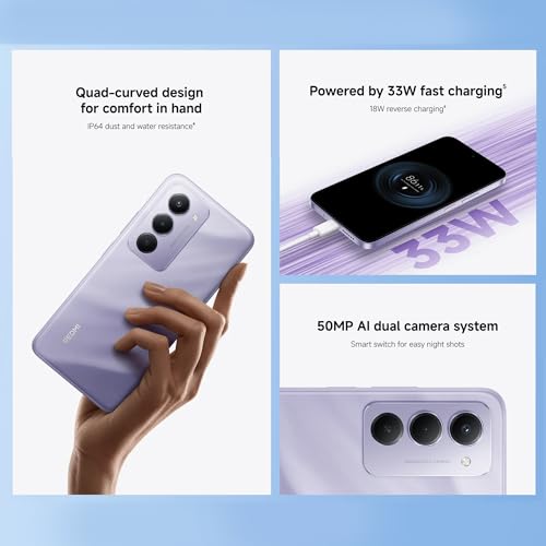 XIAOMI Redmi 15 - Smartphone Von 6 + 128GB, Violett, Bildschirm Von 6,9" 120Hz, procesador Snapdragon® 685, 50MP-Kamera, 7000mAh, Keine Ladegeräte enthalten – Image 4