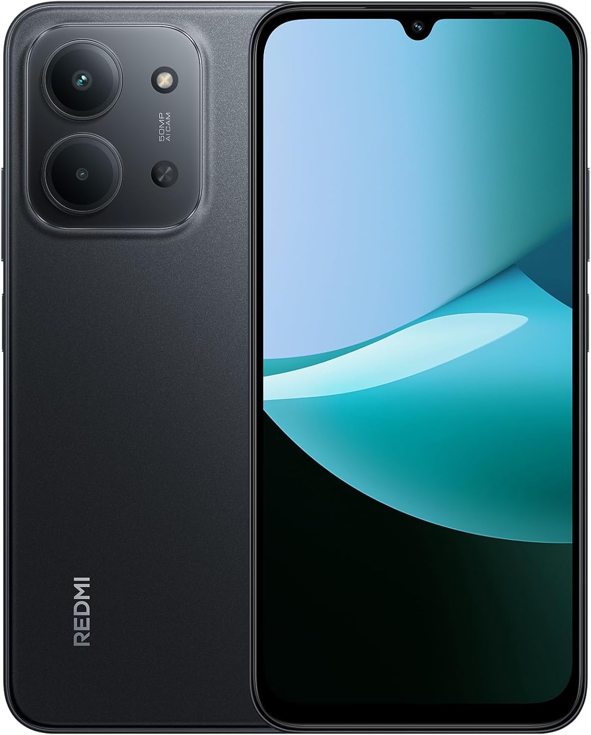 XIAOMI Redmi 15C Smartphone 2025, 4Go RAM 128 Go ROM, Triple caméra arrière de 50MP avec IA, Écran 6,9 Pouces Batterie 6000 mAh, Affichage de Soins oculaires 120 Hz, Pas de Chargeur. (Black, 4+128G)