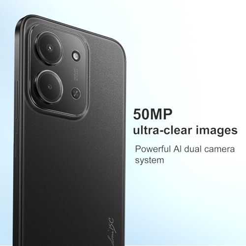 XIAOMI Redmi 15C Smartphone(Coque Inclus), 4Go RAM 256 Go ROM, Triple caméra arrière de 50MP avec IA, Écran 6,9 Pouces Batterie 6000 mAh, Affichage de Soins oculaires 120 Hz (Noir) – Image 6