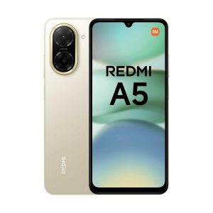 XIAOMI Redmi A5 4G Smartphone, 3+64Go, Couleur Or, Grand écran 6.88", Appareil Photo Principal 32MP, Batterie 5200 mAh (typ), sans Chargeur Inclus