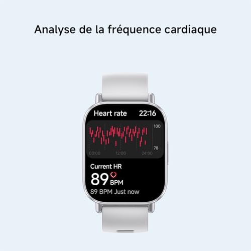 XIAOMI Redmi Watch 5 Active – Montre connectée Fitness, écran LCD 2", 18j autonomie, appels Bluetooth, 140+ Modes Sport, Suivi du Sommeil, 5ATM, GPS, Android & iOS, Noir – Image 7