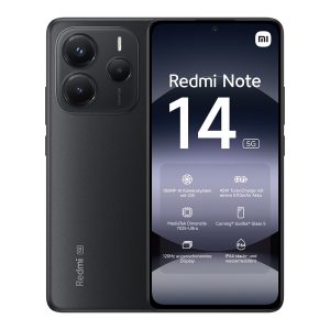 XIAOMI Smartphone Redmi Note 14 5G,8+256GB,Noir,108MP,IA Système Camera,Batterie 5110mAh,écran de Soins oculIAres 120Hz,fonctionnalités IA (Chargeur Non Inclus)(Version Française+2Ans de Garantie)