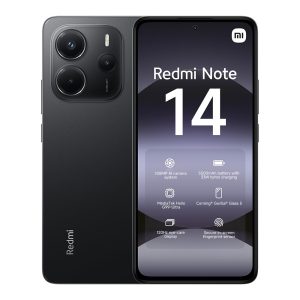 XIAOMI Smartphone Redmi Note 14,6+128GB,Noir,système de caméra IA 108MP,Batterie 5500mAh,écran de Soins oculIAres 120Hz,fonctionnalités IA (Chargeur Non Inclus)(Version Française+2 Ans de Garantie)