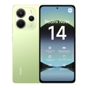 XIAOMI Smartphone Redmi Note 14,8+256GB,Vert,système de caméra IA 108MP,Batterie 5500mAh,écran de Soins oculIAres 120Hz,fonctionnalités d'IA (Chargeur Non Inclus)(Version Française+2 Ans de Garantie)