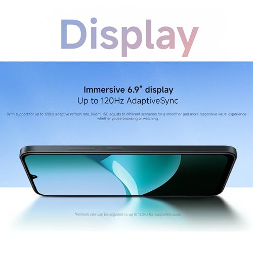 Xiaomi Redmi 15c 4+128GB 6.9" 4G Midnight Black DS EU – Image 7