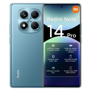 Xiaomi Redmi Note 14 Pro, Double SIM, 8 Go RAM, 256 Go, Bleu Océan