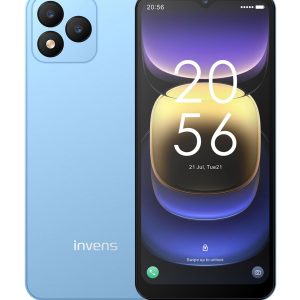 invens Note TK01 Smartphone Android débloqué, Téléphone Portable 4G Double SIM, Écran HD+ 6,52", Batterie 4250mAh, Octa Core, Face ID, 4+32Go, Caméra 16MP+5MP, OTG, Bleu