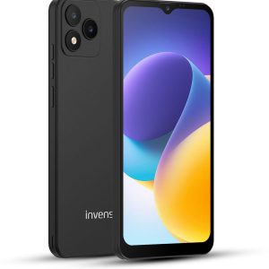 invens Note TK01 Smartphone Pas Cher, 4Go +32Go(TF 256GB) Telephone Portable, 6.52" HD+ Écran, 4250mAh Telephone, 16MP+5MP Téléphone, Triple 4G SIM/GPS/OTG/3.5mm, Noir
