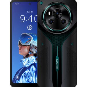 invens Ultra 13P Smartphone Android 15, 16Go+128Go/1TB, Écran HD+ 6.79" 90Hz, 64MP+16MP, Telephone Portable Pas Cher 5000mAh, Téléphone Double SIM/OTG/Fingerprint/Prise Casque 3,5 mm - Vert