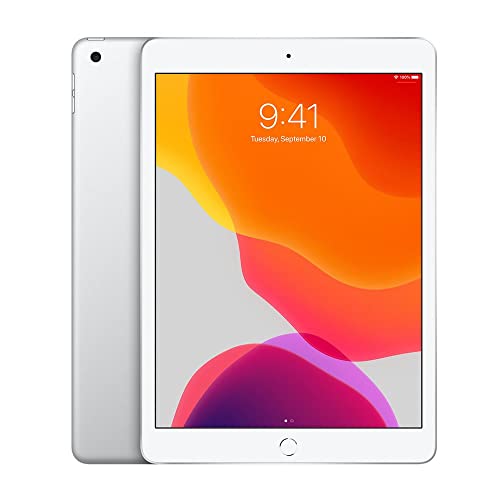 2019 Apple iPad (10,2-pouces, Wi-Fi, 32 Go) Argent (Reconditionné) – Image 2