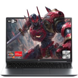 ACEMAGIC 2025 Ordinateur Portable Gaming Ryzen 7 7735HS(Jusqu'à 4,75 Hz),DDR5 16 Go Ram 512 Go SSD Étendre à 4 to,Boîtier métallique,Clavier rétroéclairé,WiFi 6,BT5.2,Type C,Laptop Gaming 16 Pouces
