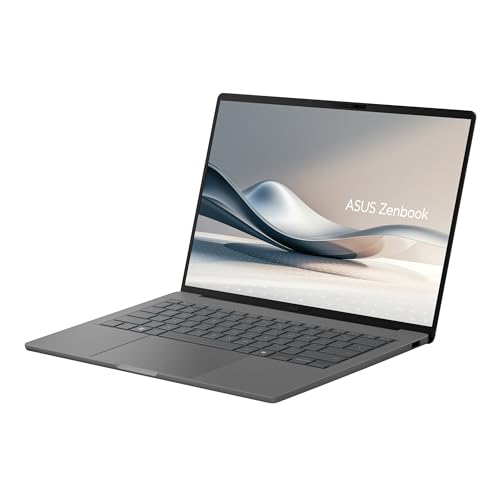 ASUS Zenbook A14 UX3407RA-QD011W Copilot+ PC 14 Pouces WUXGA OLED 60Hz Pc Portable (Snapdragon X Elite X1E 78 100, 32GB LPDDR5X, 1TB SSD, Qualcomm Adreno GPU, Windows 11 Home) – Clavier AZERTY. – Image 5