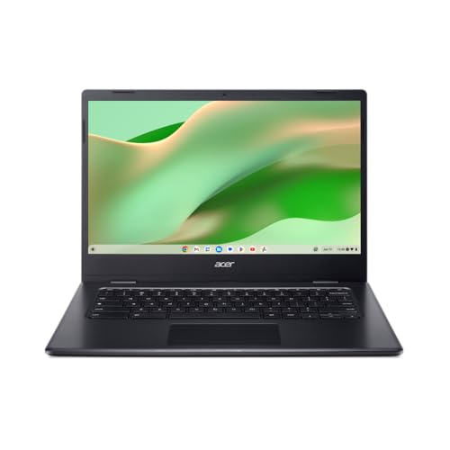 Acer Chromebook 314 CBOA314-1H-C8XY, Ordinateur Portable 14'' Full HD, PC Portable (Intel Celeron N4500, RAM 4Go, 128Go eMMC, Intel UHD Graphics, Chrome OS), Laptop Gris, Clavier AZERTY – Image 2
