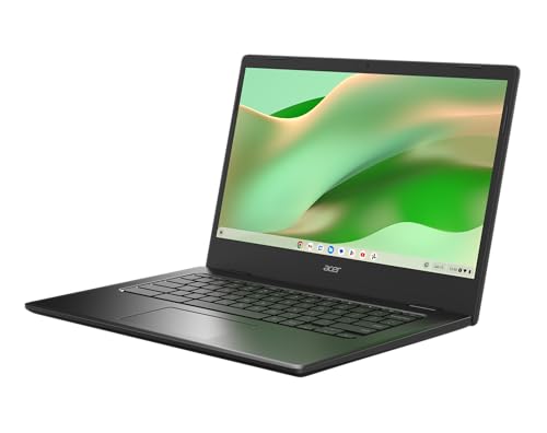 Acer Chromebook 314 CBOA314-1H-C8XY, Ordinateur Portable 14'' Full HD, PC Portable (Intel Celeron N4500, RAM 4Go, 128Go eMMC, Intel UHD Graphics, Chrome OS), Laptop Gris, Clavier AZERTY – Image 4