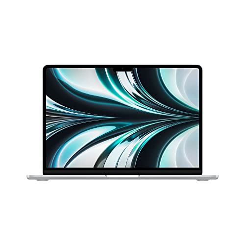 Apple 2022 MacBook Air avec Puce M2 : écran Liquid Retina de 13,6 Pouces, 8GB de RAM, 256 Go de Stockage SSD ; Argent – Image 2