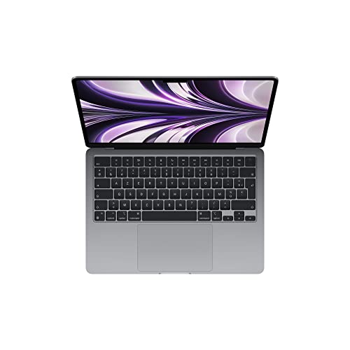 Apple 2022 MacBook Air avec Puce M2 : écran Liquid Retina de 13,6 Pouces, 8GB de RAM, 256 Go de Stockage SSD ; Gris sidéral – Image 3