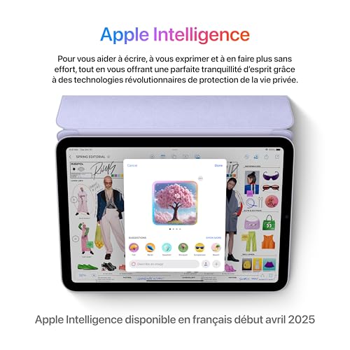 Apple iPad Mini (A17 Pro) : Écran Liquid Retina 8,3 Pouces, 128 Go, Wi-FI 6E, caméras Avant/arrière 12 Mpx, Touch ID, autonomie d’Une journée - Gris sidéral – Image 3