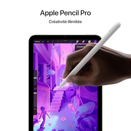 Apple iPad Mini (A17 Pro) : Écran Liquid Retina 8,3 Pouces, 128 Go, Wi-FI 6E, caméras Avant/arrière 12 Mpx, Touch ID, autonomie d’Une journée - Gris sidéral – Image 4