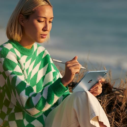 Apple iPad Mini (A17 Pro) : Écran Liquid Retina 8,3 Pouces, 128 Go, Wi-FI 6E, caméras Avant/arrière 12 Mpx, Touch ID, autonomie d’Une journée - Gris sidéral – Image 6