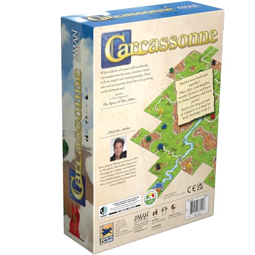 Asmodee - Carcassonne - UNbox Now - Jeu de Société Moderne pour Enfants dès 7 Ans - 2 à 5 Joueurs - A Jouer en Famille - 35 Min - Niveau Facile - Construis Le Plateau de Jeu à Mesure - en Français – Image 3