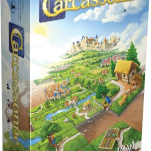 Asmodee - Carcassonne - UNbox Now - Jeu de Société Moderne pour Enfants dès 7 Ans - 2 à 5 Joueurs - A Jouer en Famille - 35 Min - Niveau Facile - Construis Le Plateau de Jeu à Mesure - en Français