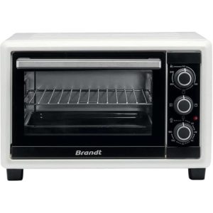 BRANDT FC16CW - Four électrique - Convection naturrelle - 16 litres - 1.2 kWatt - blanc, 33.5x41x28 cm