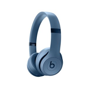 Beats Solo 4 – Casque Supra-auriculaire sans Fil Bluetooth, Apple et Android Compatible, 50 Heures d’autonomie - Bleu Ardoise