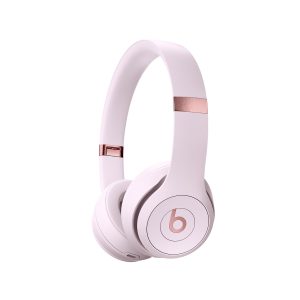 Beats Solo 4 – Casque Supra-auriculaire sans Fil Bluetooth, Apple et Android Compatible, 50 Heures d’autonomie - Rose pâle